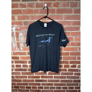 Vintage Y2k Unleash The Beast Dell EMC2 Computer Tech Shirt Adult Size Large